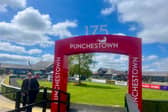 The parade ring at Punchestown on Tuesday