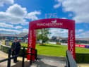 The parade ring at Punchestown on Tuesday