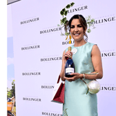 Louisa Murphy from Tramore wins Bollinger Best Dressed on Day One of the Punchestown Festival | PICTURES: Michael Chester