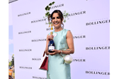 Louisa Murphy from Tramore wins Bollinger Best Dressed on Day One of the Punchestown Festival | PICTURES: Michael Chester