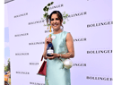 Louisa Murphy from Tramore wins Bollinger Best Dressed on Day One of the Punchestown Festival | PICTURES: Michael Chester