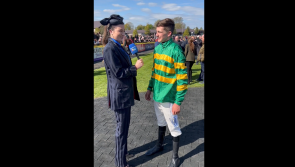 WATCH: Jockey Charlie O'Dwyer reacts following Punchestown win