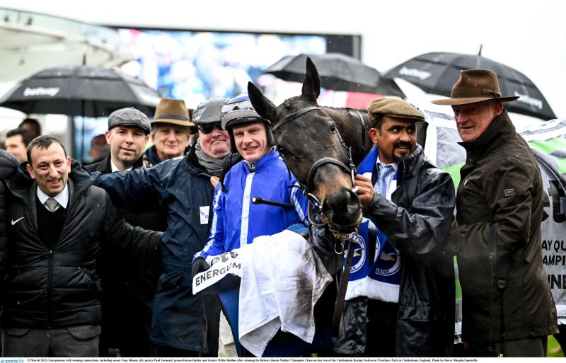 Energumene takes home the Champion Chase in Punchestown for Willie Mullins