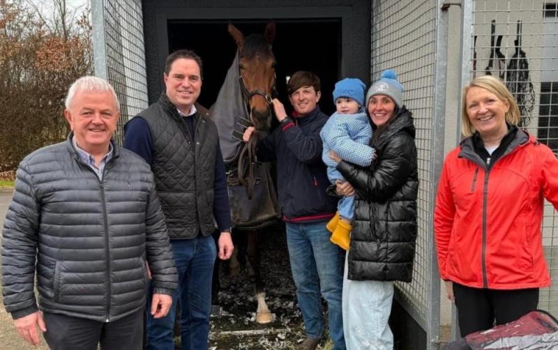 Andrew Kinirons, a young Kildare trainer with a very bright future