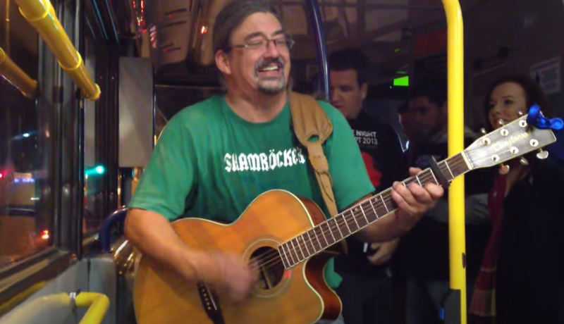 WATCH: We're on the bus to Punchestown and the craic is 90